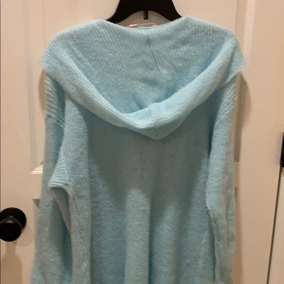 Hooded tunic-length Soft Surroundings sweater - Picture 4 of 4